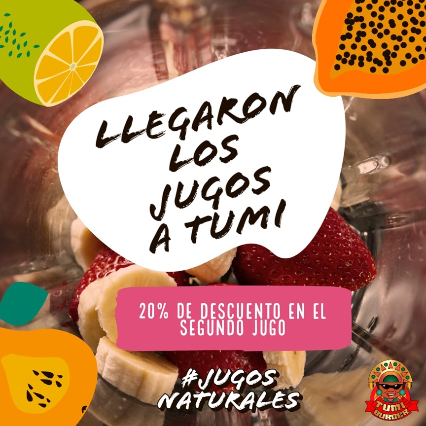 ¡Llegaron los jugos a Tumi!